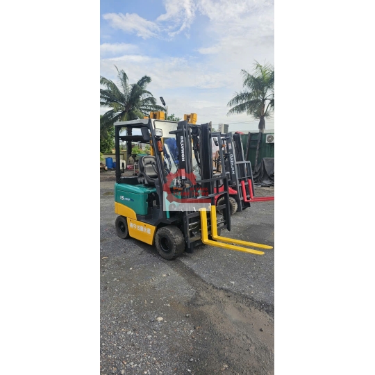 KOMATSU FB15_11 NÂNG CAO 3M XẾP CÀNG TỪNG CÂY.BÌNH BAO 4H